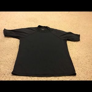 XCEL RASH GUARD SWIM SHIRT BOARD SURF SZ S BLACK MENS GUC